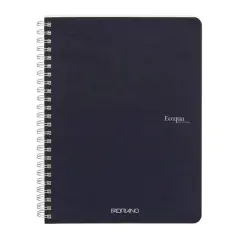 Fabriano&reg; EcoQua Spiral Bound Grid Notebook Navy