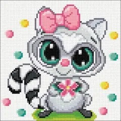 Crafting Spark Racoon Diamond Painting Kit