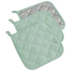DII&reg; Terry Cloth Potholders, 3ct. Mint