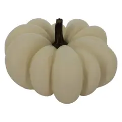 12" Flat Cream Decorative Pumpkin by Ashland&reg;