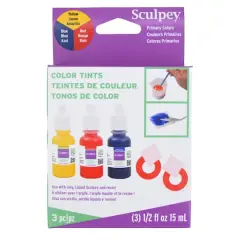 Sculpey&reg; 1/2oz. Primary Color Tints, 3ct.