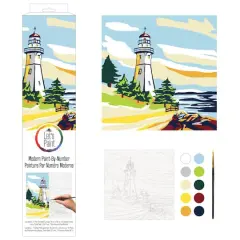 Plaid&reg; Lighthouse Paint-By-Number Kit