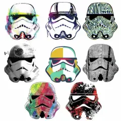 RoomMates Star Wars&trade; Artistic Stormtrooper Heads Peel & Stick Wall Decals