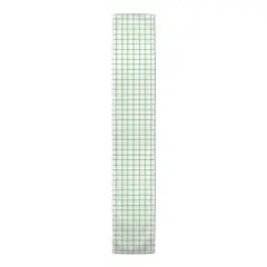 Grids Indoor/Outdoor Table Runner Green