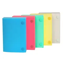 C-Line&reg; 3" x 5" Index Card Case, Assorted Colors, Pack of 24