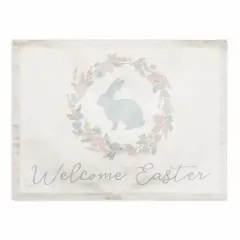 Easter Wreath KAM 2 18" x 14" Poly Twill Placemat