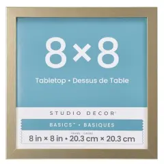 Basics&trade; Woodgrain Tabletop Linear Frame by Studio D&eacute;cor&reg; Gold