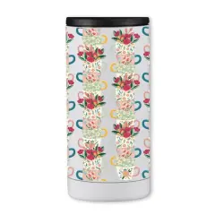 Stacked Teacup Pattern 12oz. Koozie