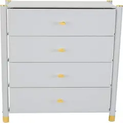 Simplify 4 Drawer Luxury Dresser White