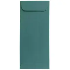 JAM Paper 4" x 9.5" Teal Policy Business Premium Envelopes