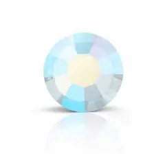 Preciosa MAXIMA SS20 Aurora Borealis Flatback Czech Crystals, 144ct. White Opal AB