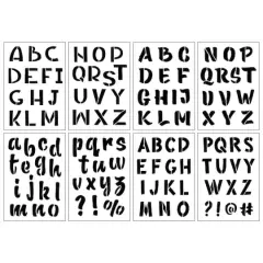 1.5" Handletter Alphabet Stencils by Craft Smart&reg;