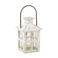 Kate Aspen&reg; 4.75" Vintage White Lantern, 4ct.