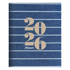 2026 Denim Large Monthly Planner