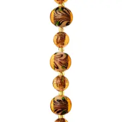 Amber Lampwork Glass Beads by Bead Landing&trade;