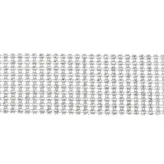 1.18" Silver Round Diamond Mesh Trim by Celebrate It&reg; Fashion Mode