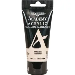Grumbacher&reg; Academy&reg; Acrylic, 2.5oz. C091P Warm Gray
