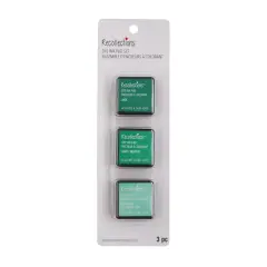 Dye Ink Pad Set by Recollections&trade; Jade/Mint/Seafoam
