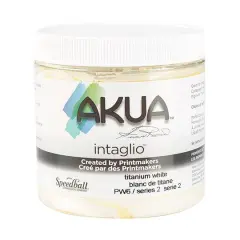 Akua&reg; Intaglio&reg; Ink, 8oz. Titanium White