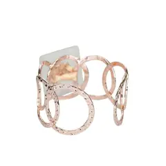 JAM Paper Connected Flower Cuff Rose Gold