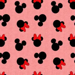 Disney&reg; Mickey & Minnie Head Toss Cotton Fabric