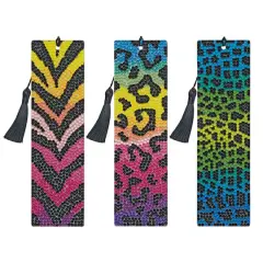 Animal Print Diamond Art Bookmark Kit by Make Market&reg;