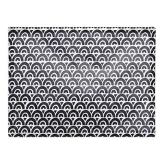 Navy Wavy Arch 18" x 14" Cotton Twill Placemat