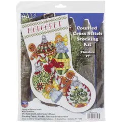 Design Works&trade; Ornaments Counted Cross Stitch Stocking Kit