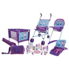 509 Crew Mermaid 21-Piece Stroll n' Play & Care Set