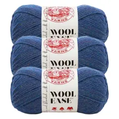 3 Pack Lion Brand&reg; Wool Ease&reg; Yarn Blue Mist