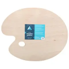 Art Alternatives Artist's Wooden Oval Palette
