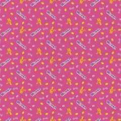 Willy Wonka Pink Jelly Beans Precut Cotton Fabric