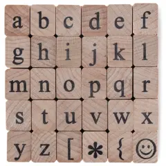 Medium Lowercase Alphabet Wood Stamp Set by Recollections&trade;