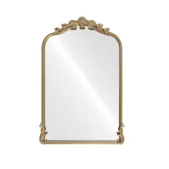 18" x 27" Ornate Arch Wall Mirror in Gold Metal Frame by Ashland&reg;