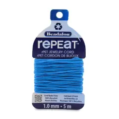 Beadalon&reg; RePEaT&trade; 1mm Recycled Plastic Jewelry Cord Sky Blue