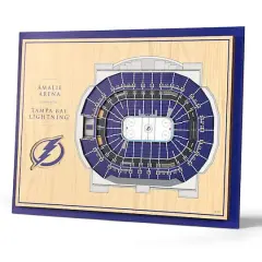 NHL 5-Layer StadiumView Wall Art Tampa Bay Lightning