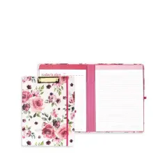 Steel Mill & Co.&reg; Rose Floral Double Pad Clipboard Folio