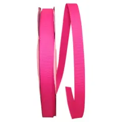 JAM Paper 5/8" Grosgrain Texture Ribbon Shocking Pink