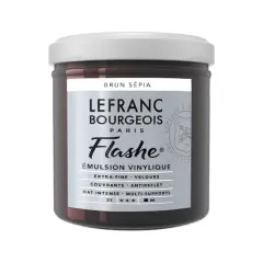 Lefranc & Bourgeois Flashe&reg; Matte Artist's Color, 125mL Sepia Brown