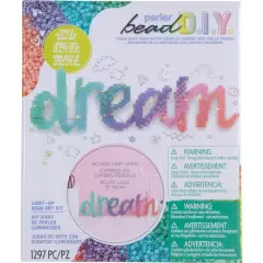 Perler&reg; Bead DIY Dream Light-Up Bead Art Kit