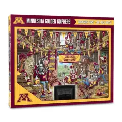 College Barnyard Fans 500 Piece Puzzle Minnesota Golden Gophers