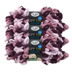 3 Pack Lion Brand&reg; Off The Hook&trade; Yarn Grape Soda