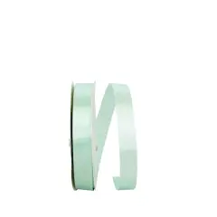 JAM Paper 7/8" x 100yd. Single Face Satin Allure Ribbon Aqua