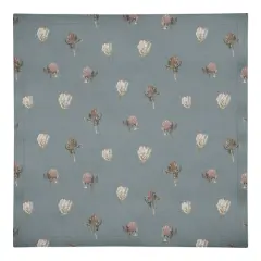 Cottage Florals Cotton Twill Napkin Blue
