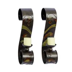 19" Metal Traditional Wall Sconce Set, 2ct.