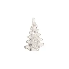 Hello Honey&reg; 4.25" Clear Decorative Glass Christmas Tree