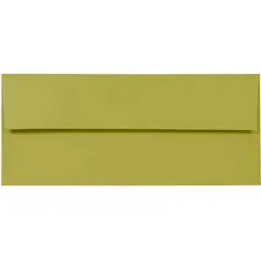 JAM Paper #10 Business Premium Straight Flap Envelopes, 50ct. Chatreuse