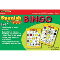 Edupress&trade; Spanish in a Flash&trade; Bingo Set 1
