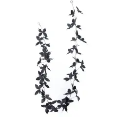 5ft. Black Butterfly Coiled Garland by Ashland&reg;