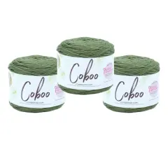 3 Pack Lion Brand&reg; Coboo&reg; Yarn Olive